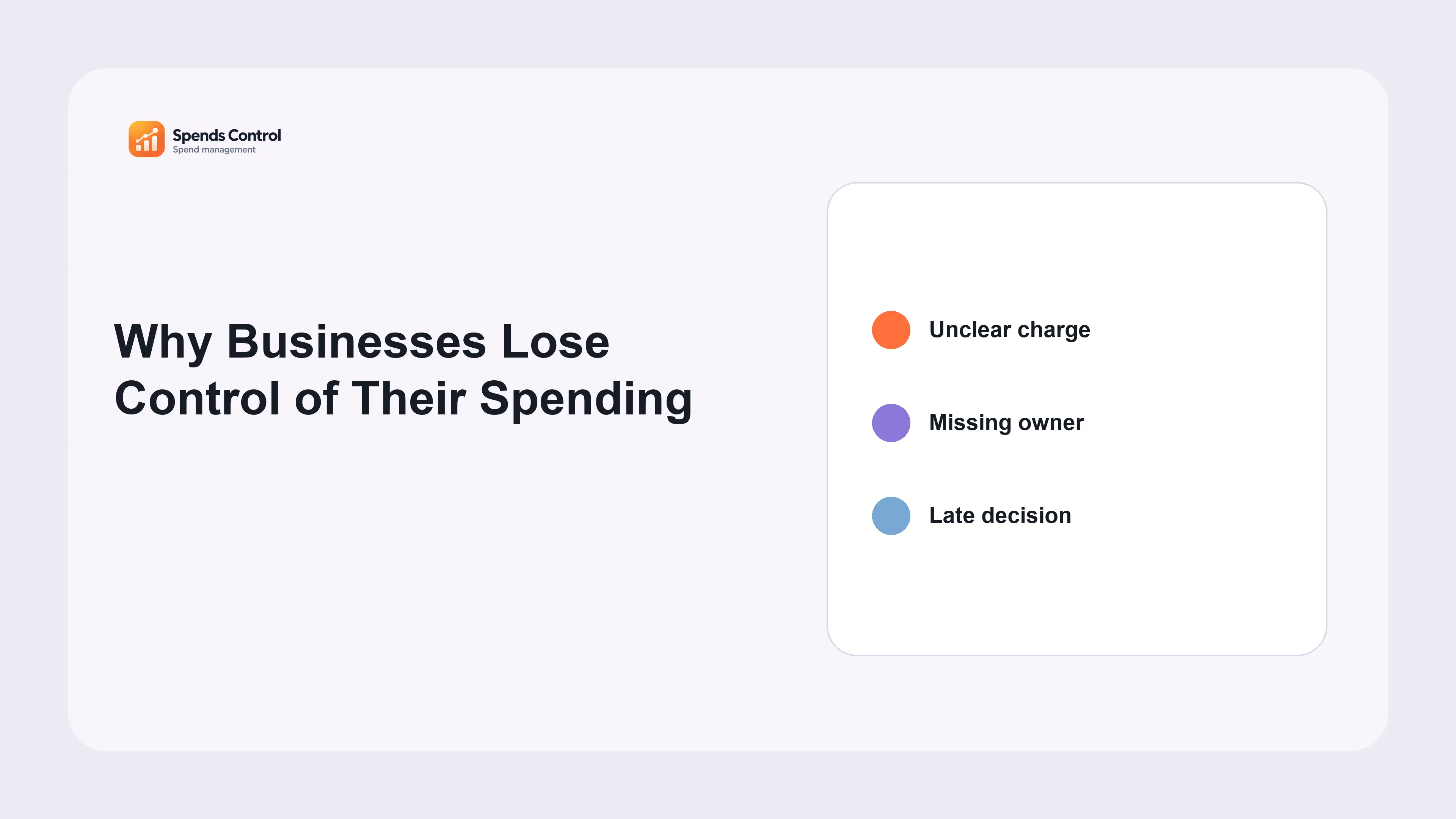 business spending problems: a practical spending control guide