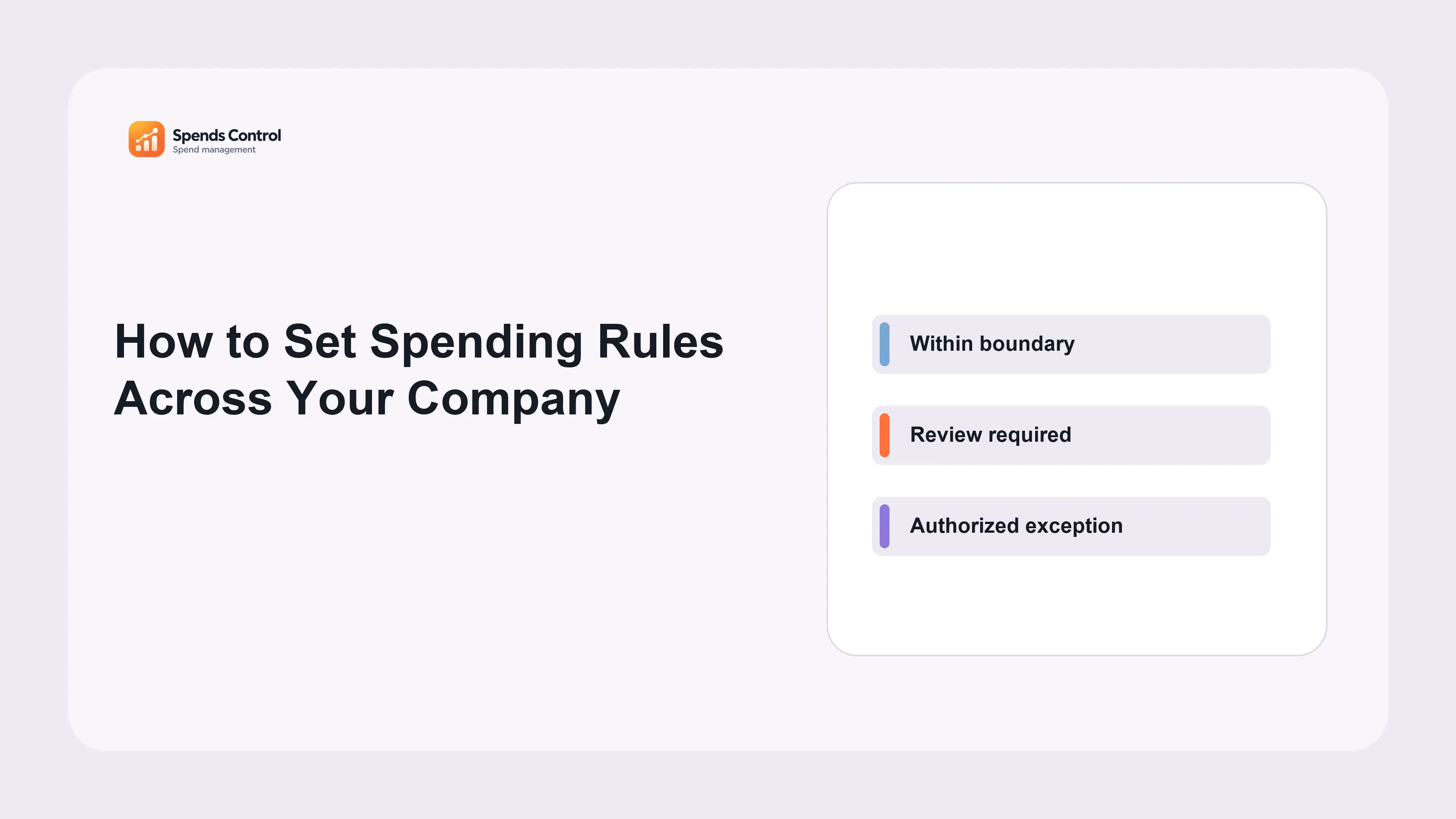 How to Set Spending Rules Across Your Company — visual guide company spending rules: a practical spending control guide